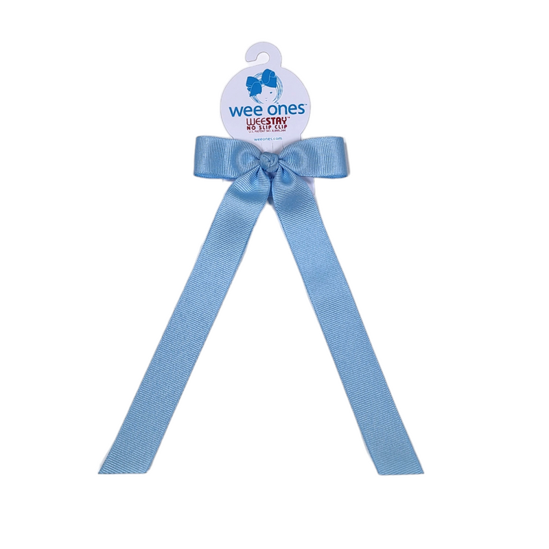 Wee Ones Blue Bow with Tail - Born Childrens Boutique