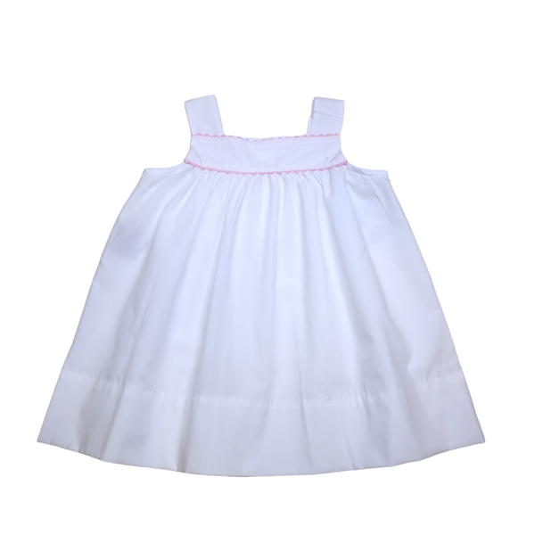 White Blake Dress - Born Childrens Boutique