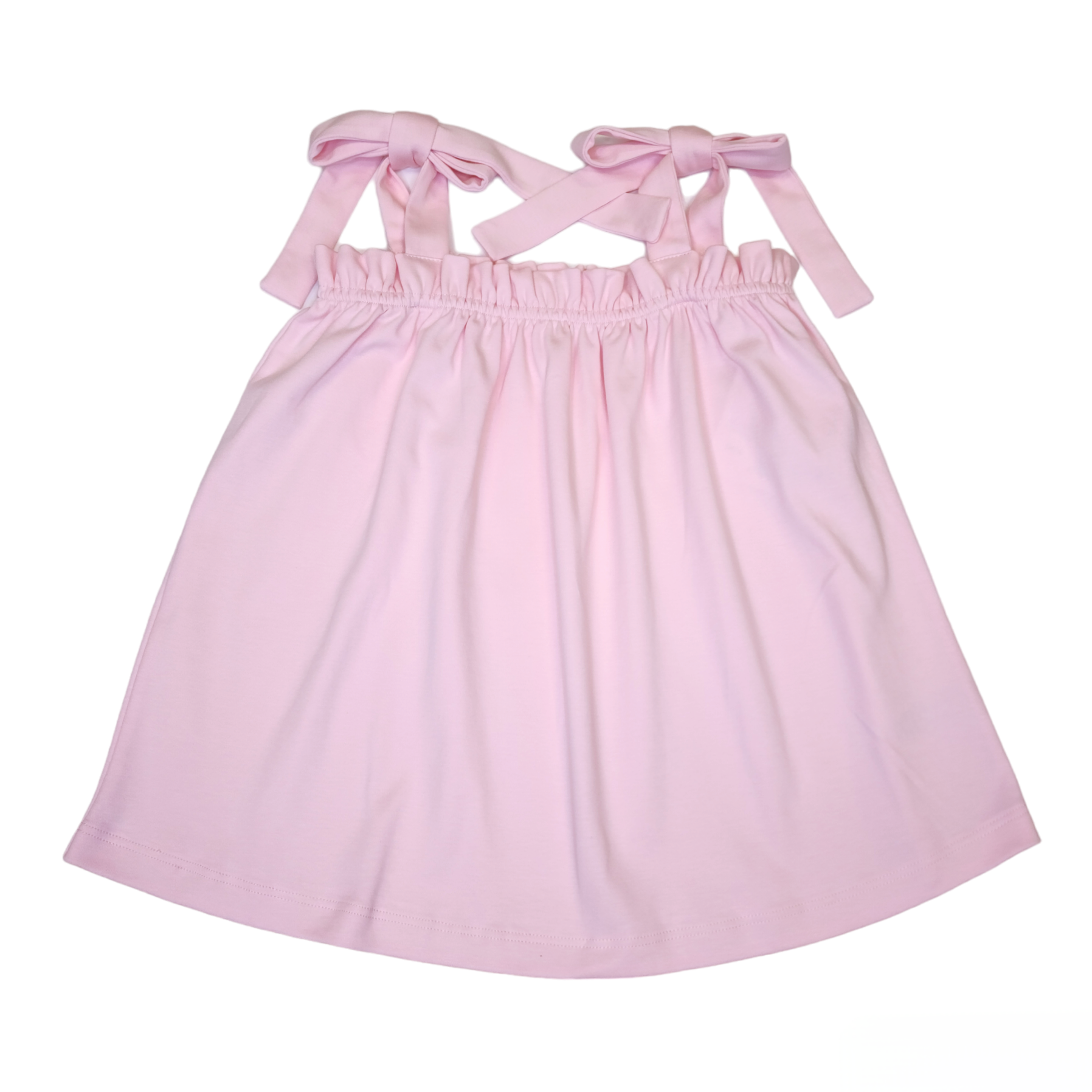 Light Pink Tie Top - Born Childrens Boutique