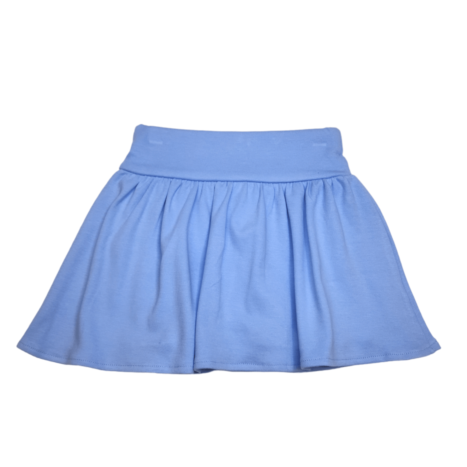 Gathered Skort Sky Blue - Born Childrens Boutique