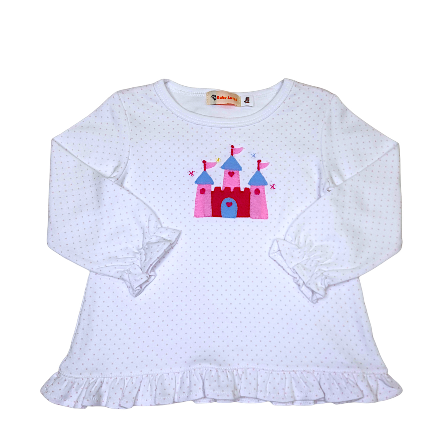 Castle Pink PD Shirt - Born Childrens Boutique