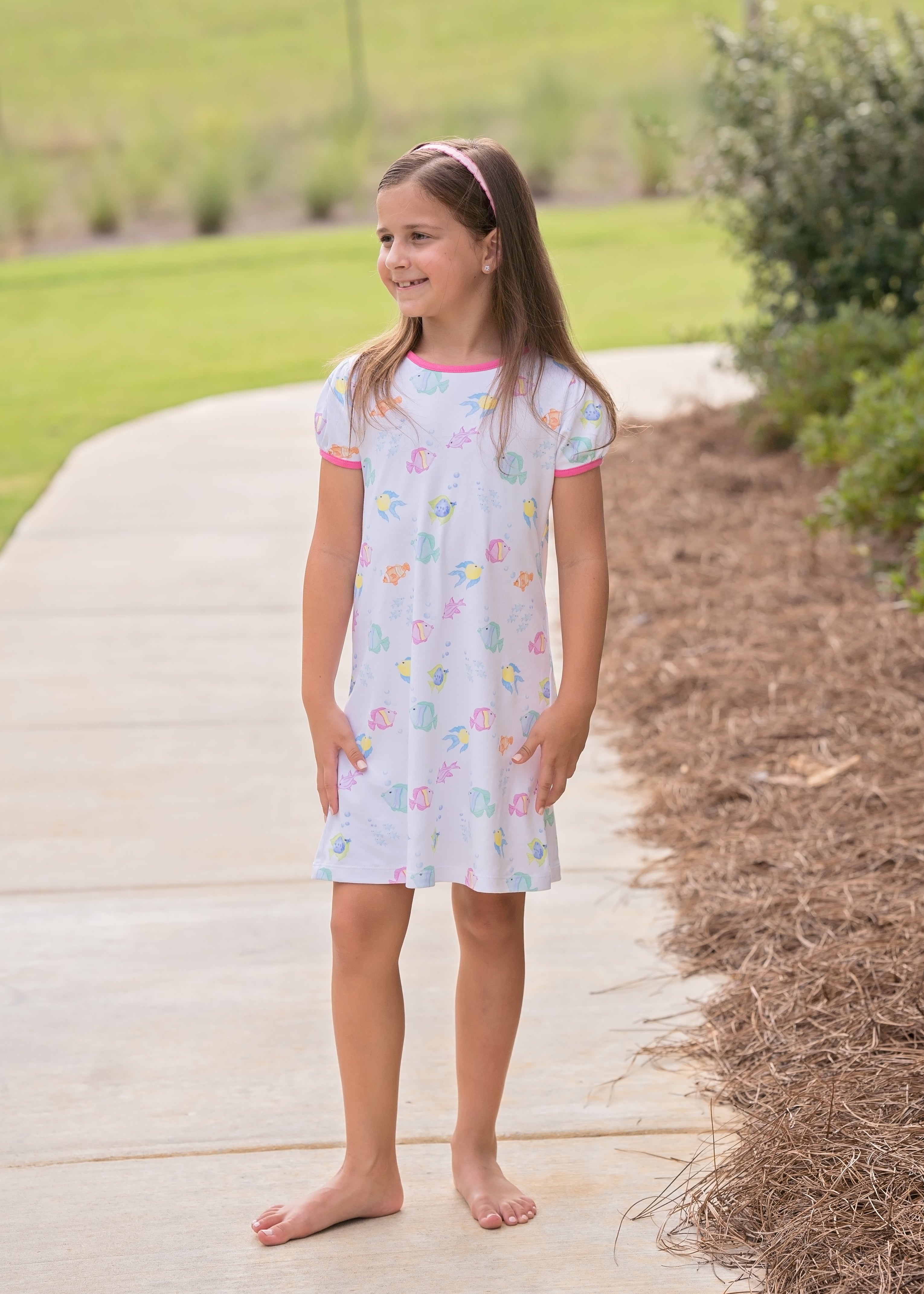 O'Fishally Summer Knit Play Dress - Born Childrens Boutique