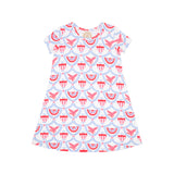 Polly Play Dress Short Sleeve American Swag - Born Childrens Boutique