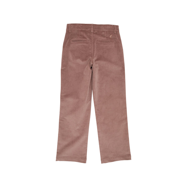 Prep School Pants - Gray Bay Brown Cord - Born Childrens Boutique