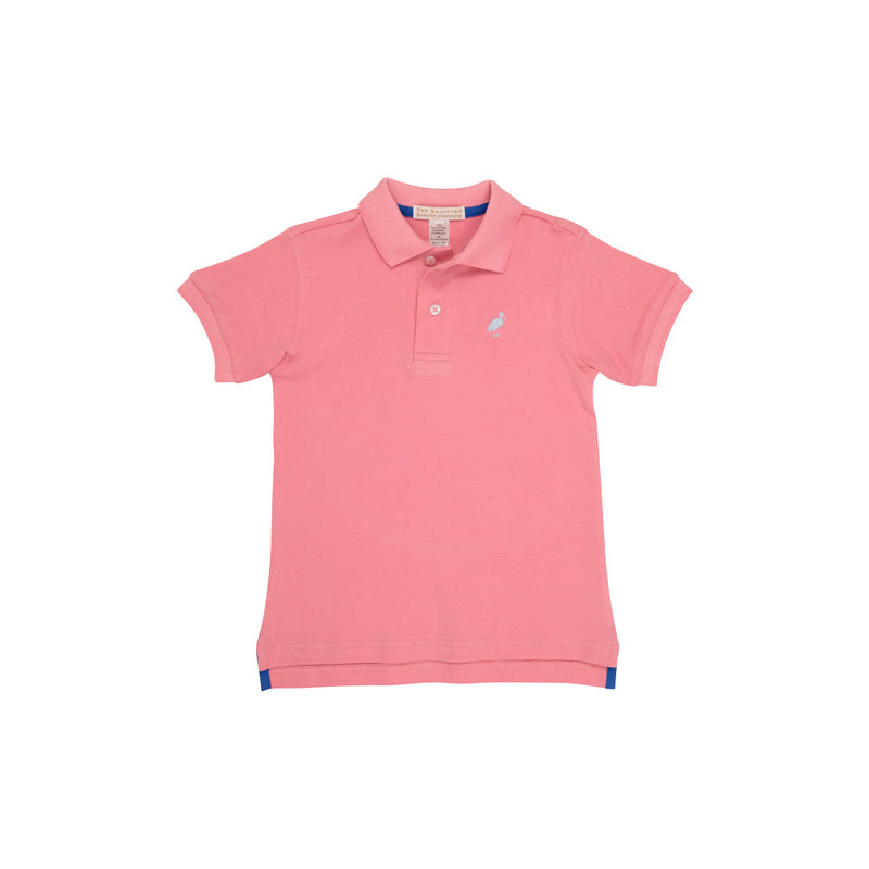 Prim Proper Polo SS - Hampton Hot Pink - Born Childrens Boutique