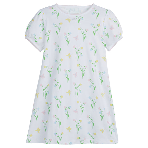 Printed T-shirt Dress - Butterfly - Born Childrens Boutique