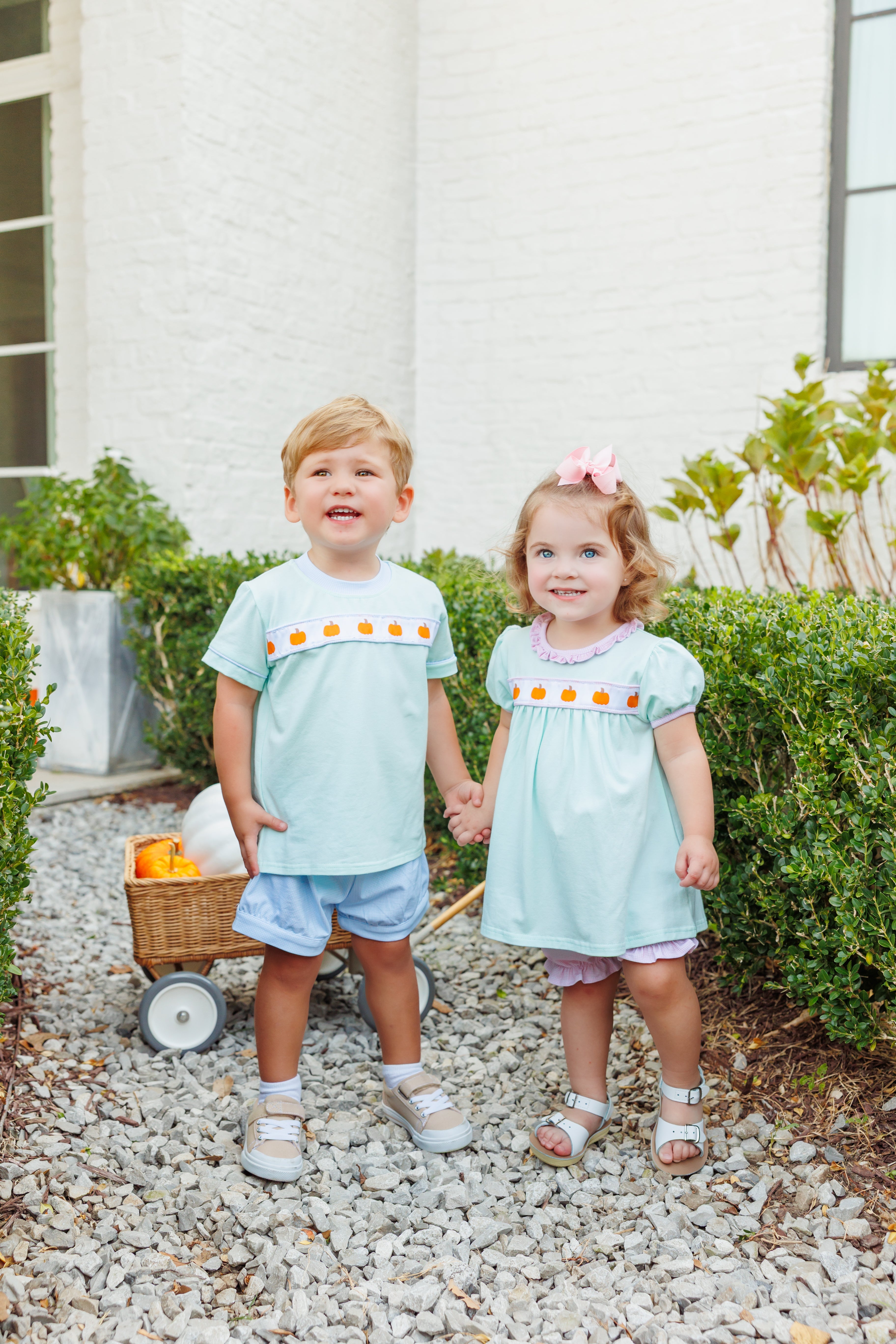 Pumpkin Rowe Banded Short Set