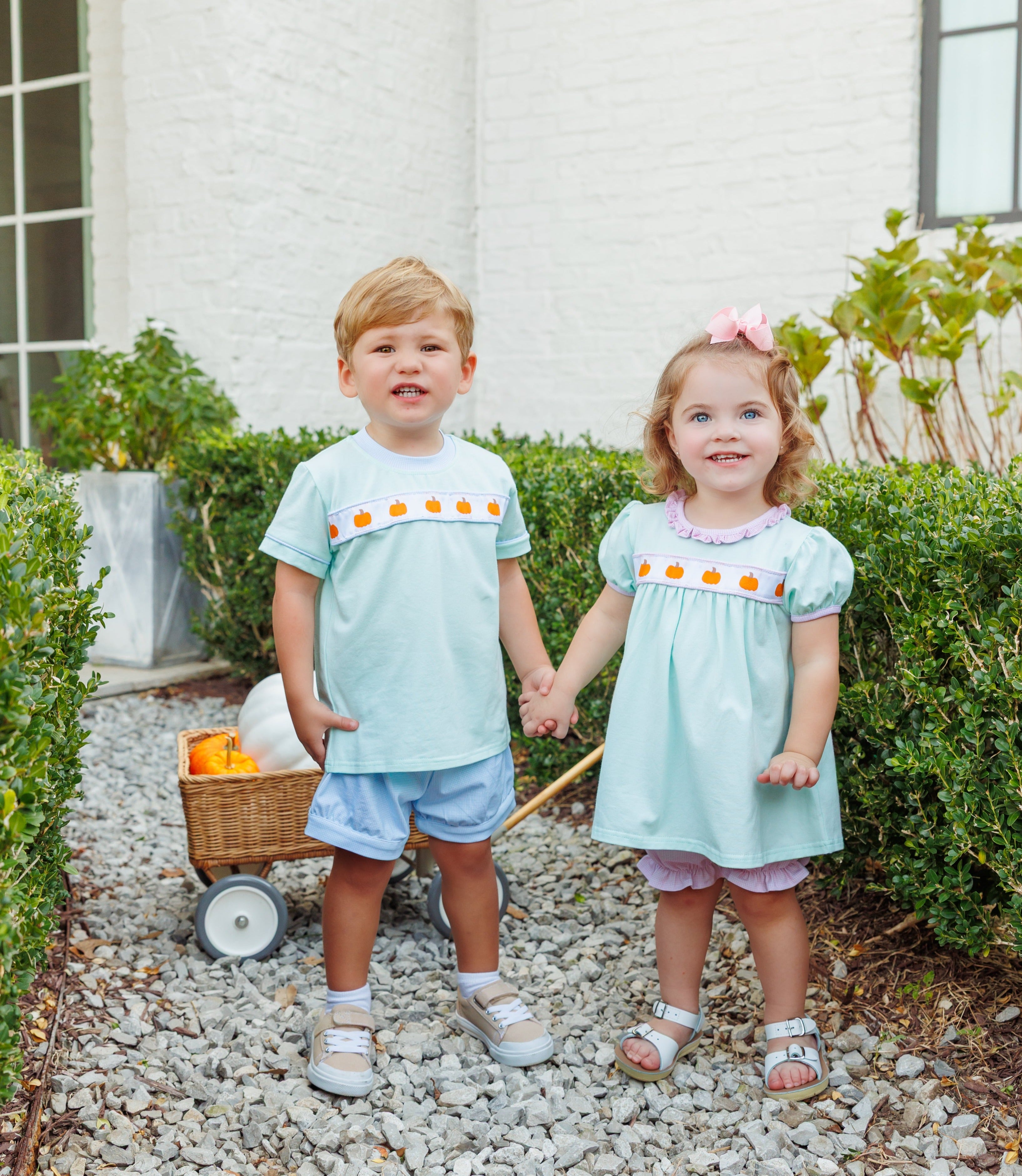 Pumpkin Rowe Banded Short Set