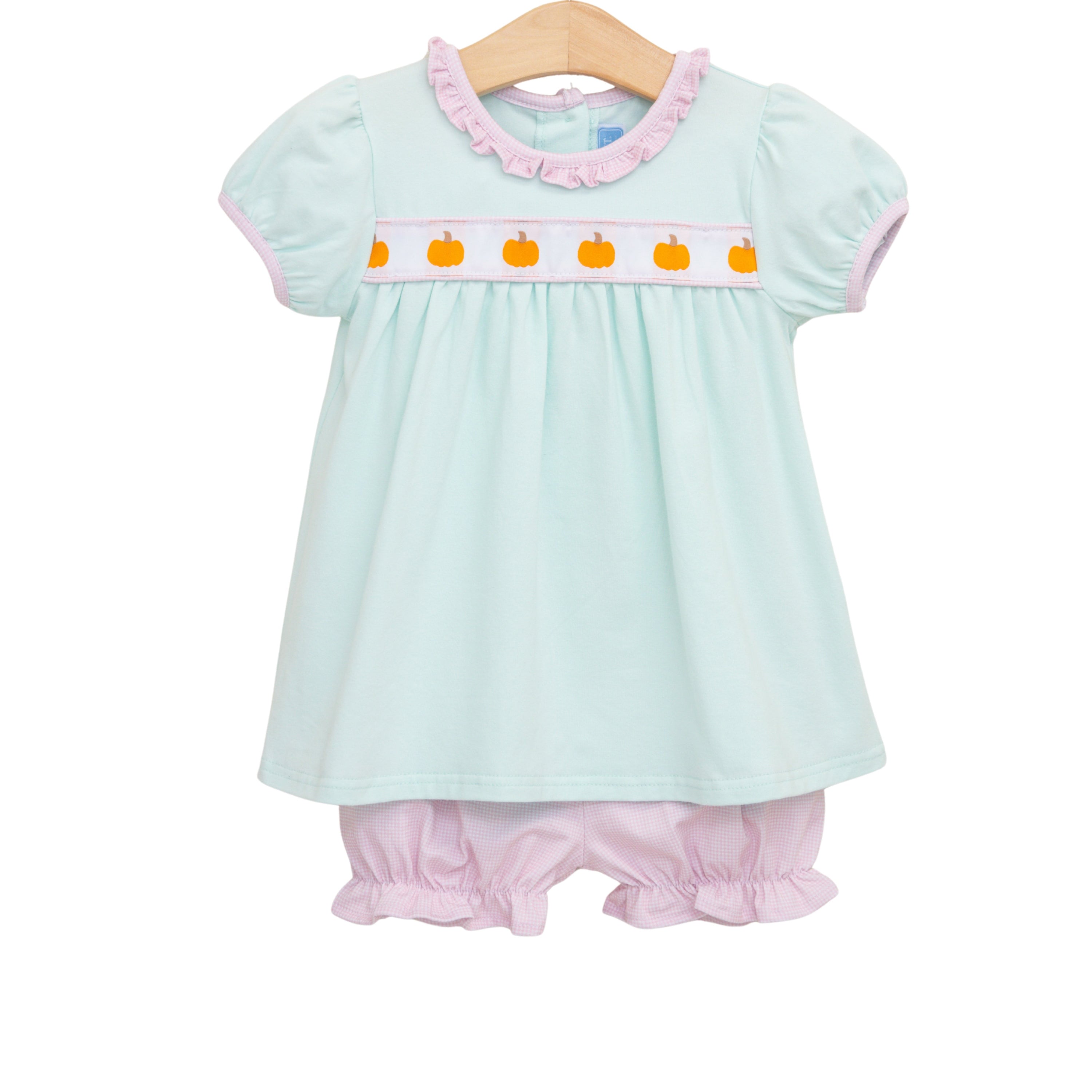 Pumpkin Rowe Bloomer Set