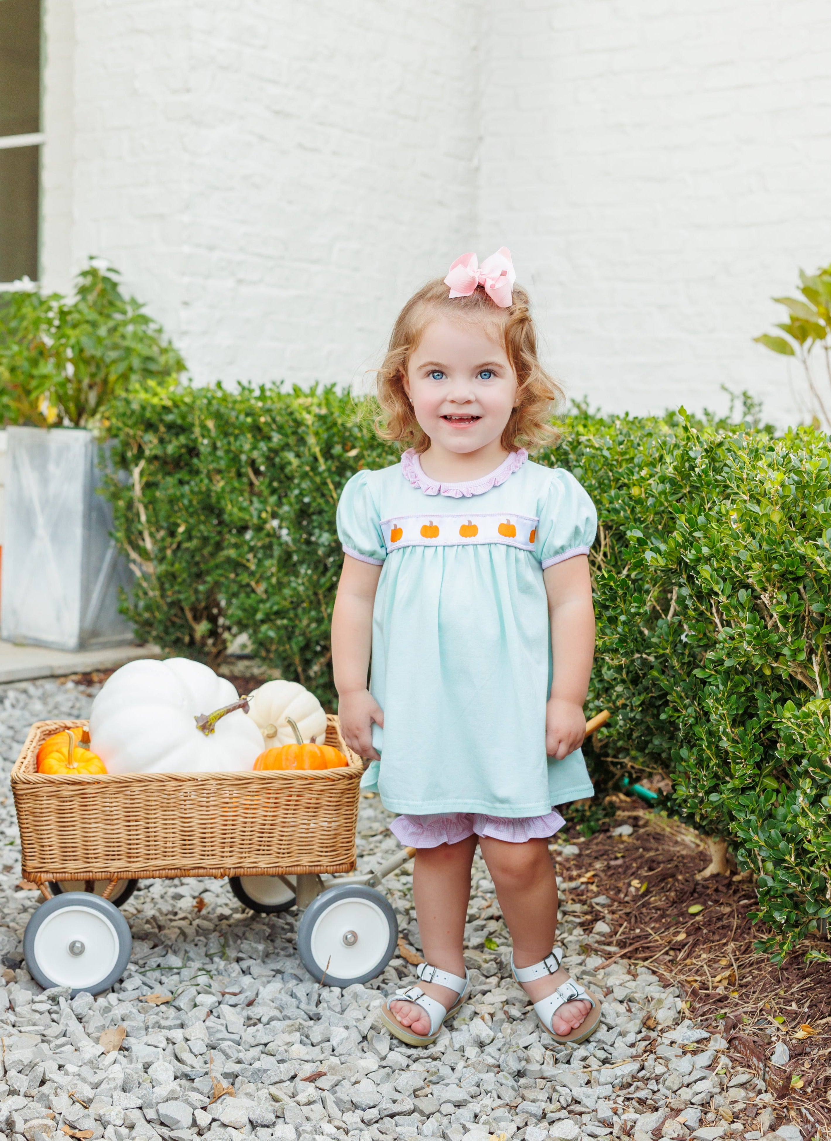 Pumpkin Rowe Bloomer Set