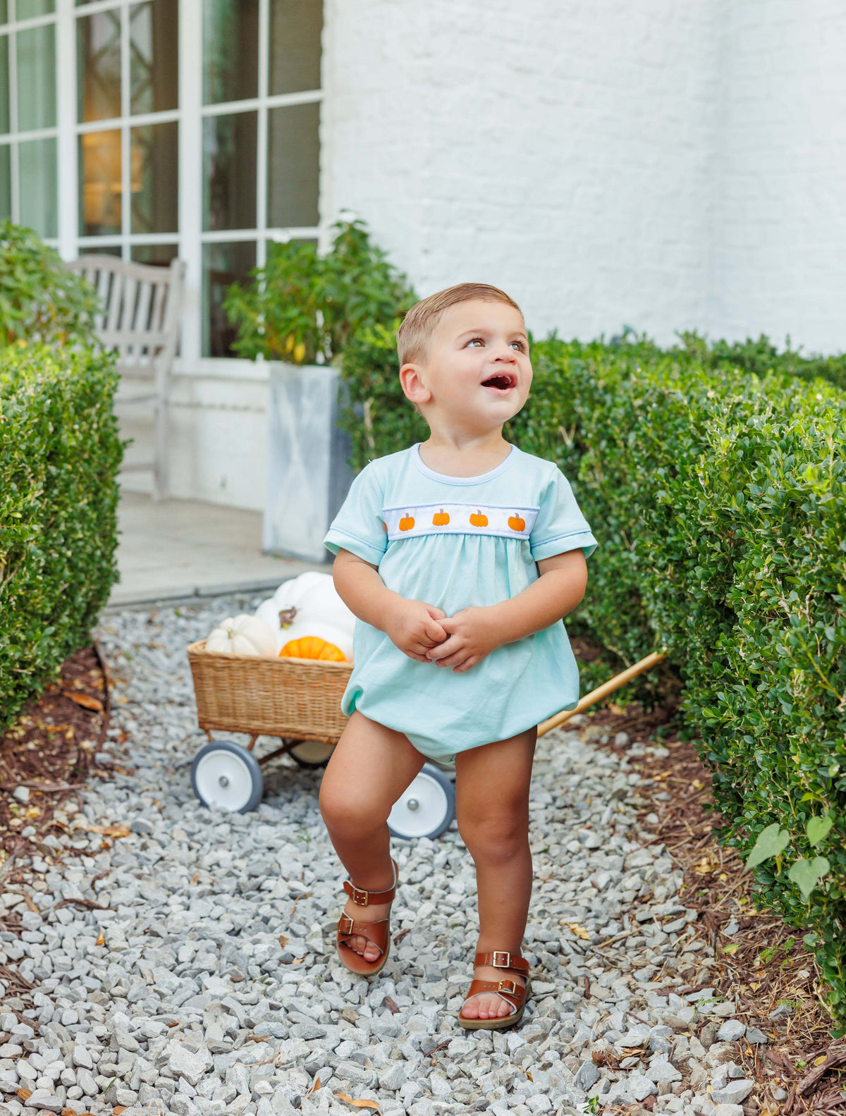 Pumpkin Rowe Bubble - Born Childrens Boutique