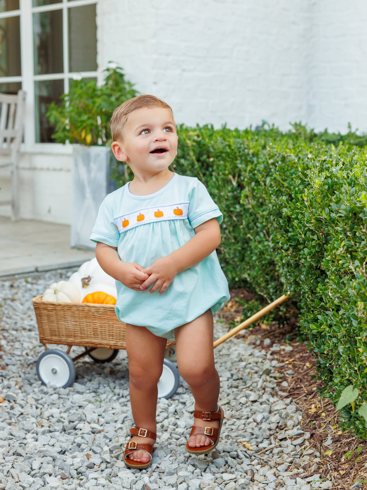 Pumpkin Rowe Bubble - Born Childrens Boutique