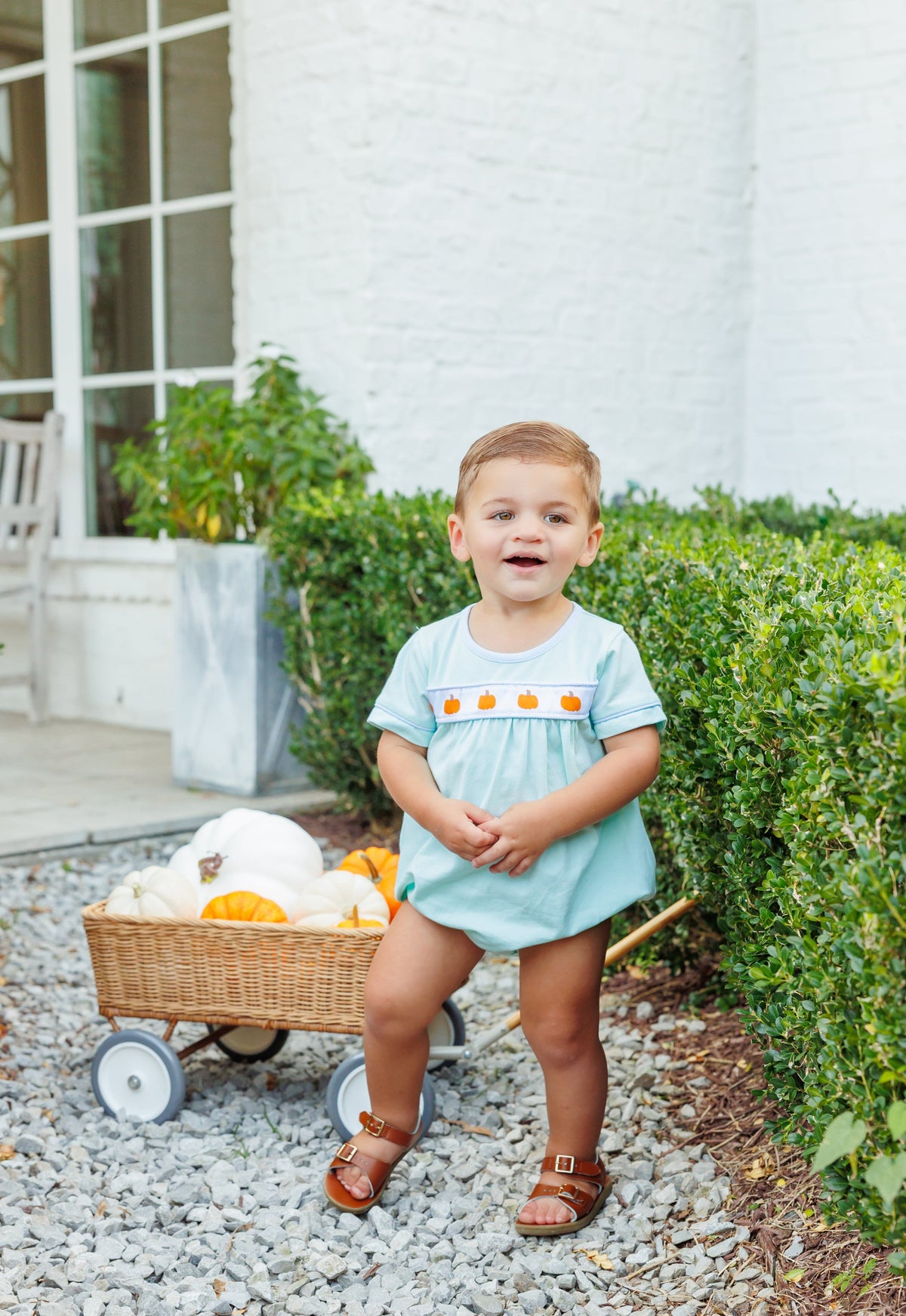Pumpkin Rowe Bubble - Born Childrens Boutique