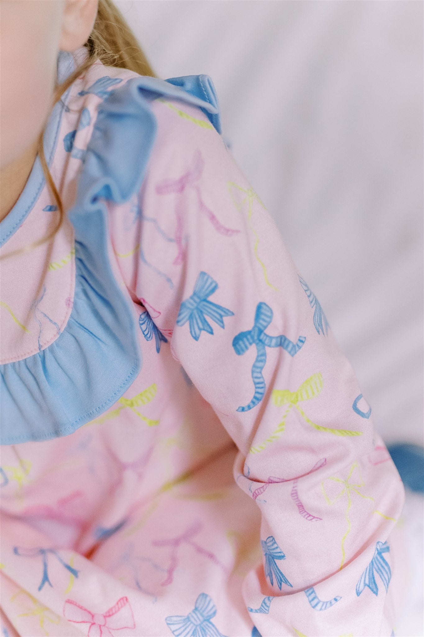 Ribbon Party LS Dress - Born Childrens Boutique