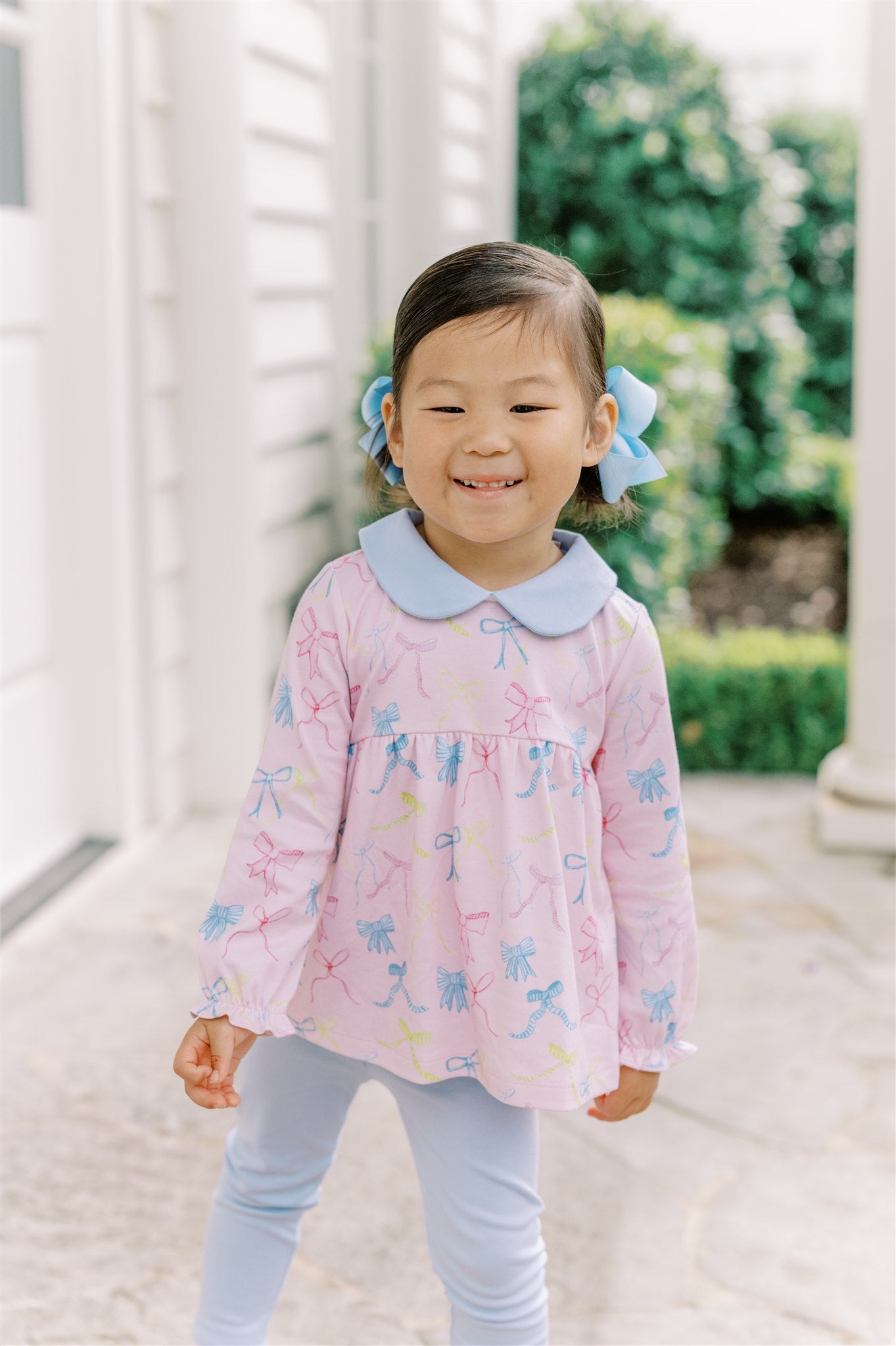 Ribbon Party LS Tunic Set - Born Childrens Boutique