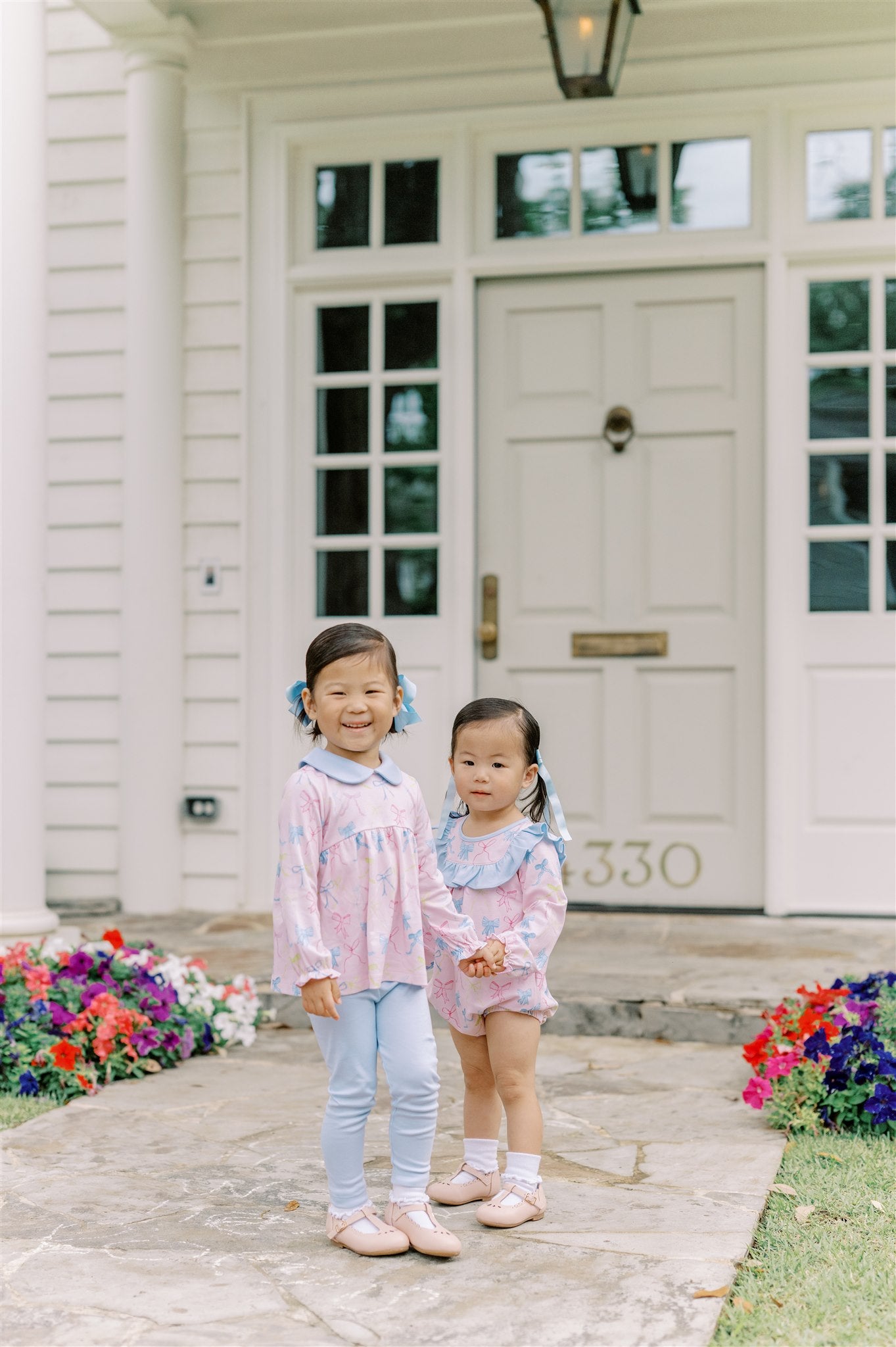 Ribbon Party LS Tunic Set - Born Childrens Boutique