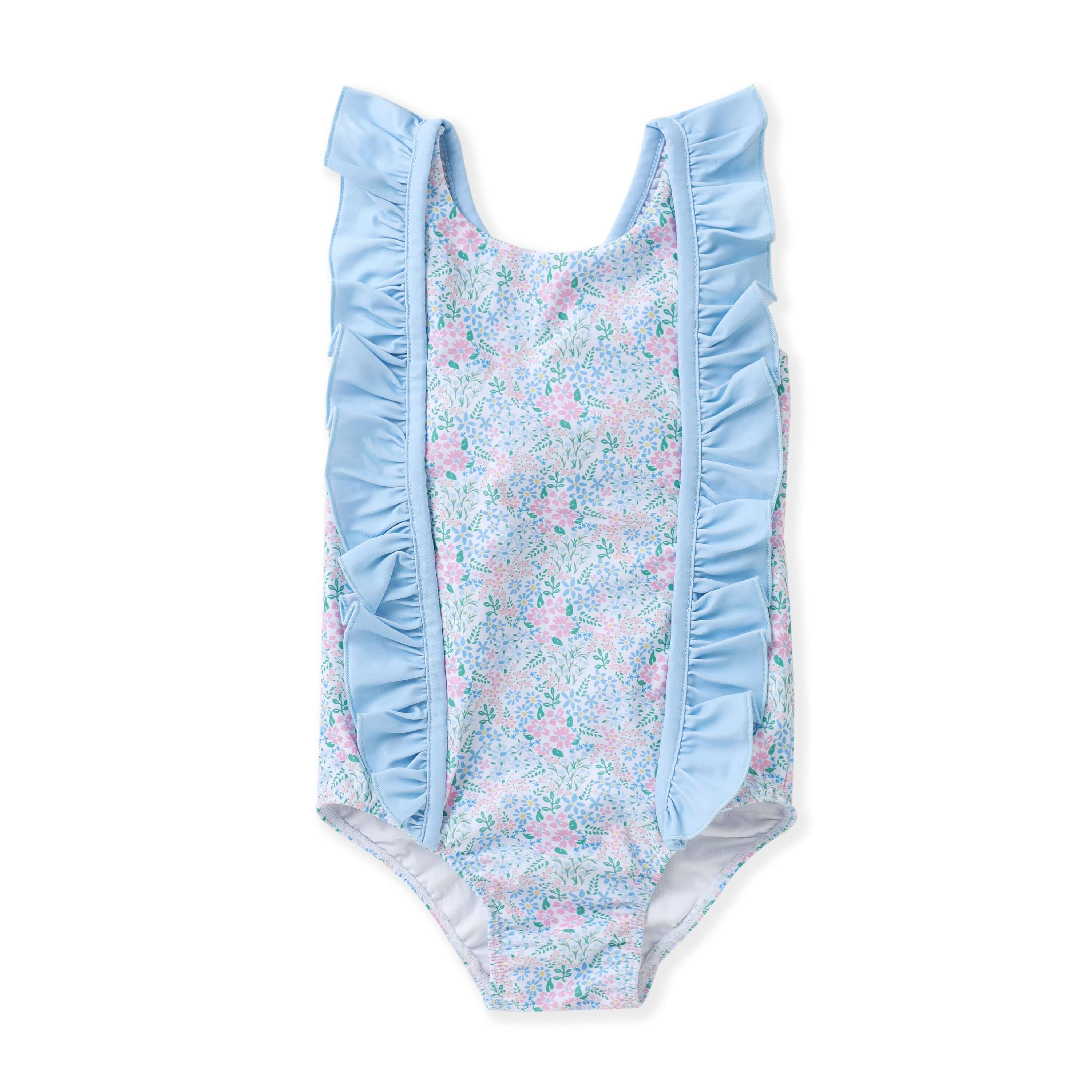 Ditsy Bloom 1 PC Swimsuit - Born Childrens Boutique