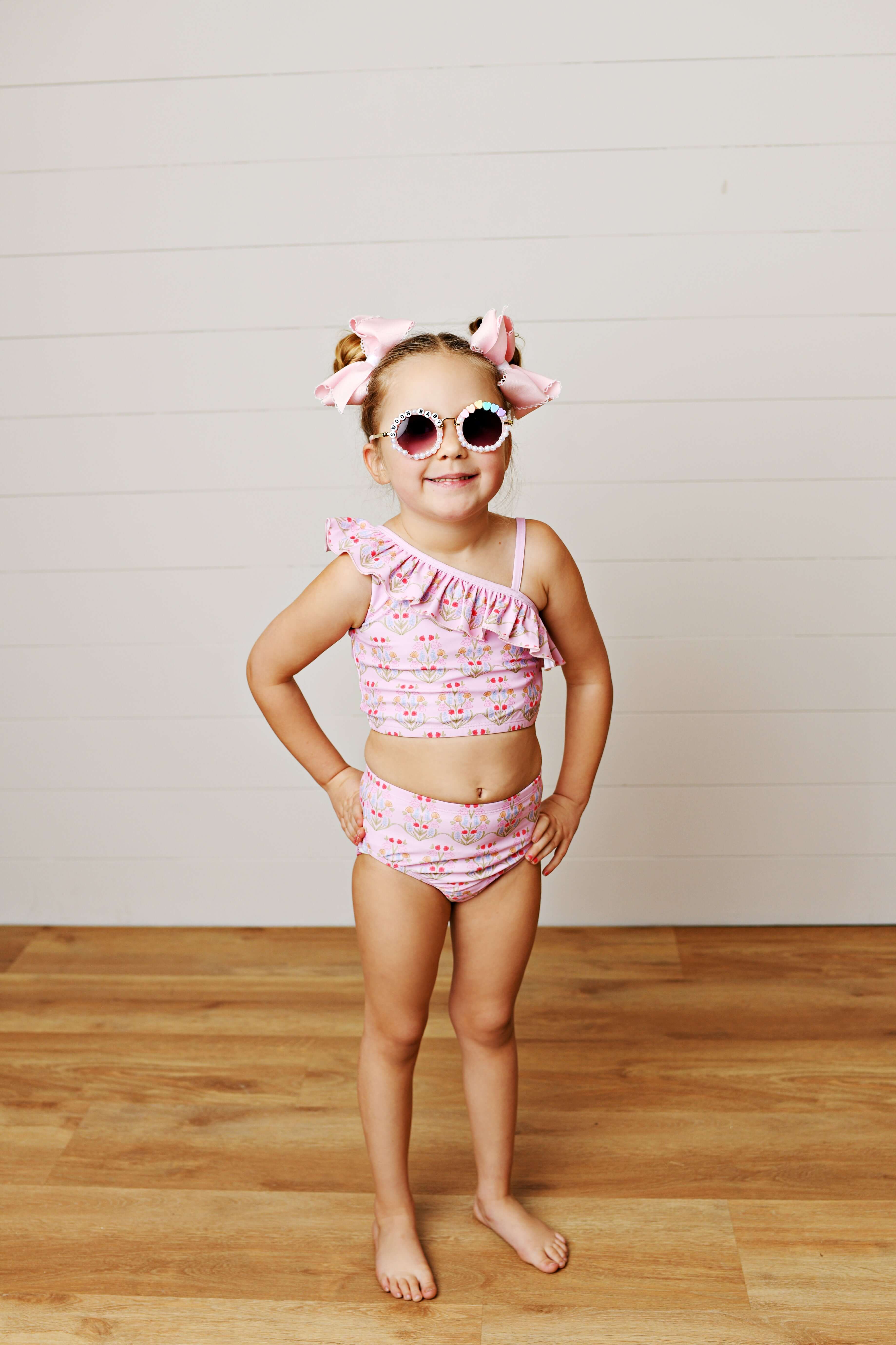 Proper 2 Piece Ruffle Swim - Born Childrens Boutique