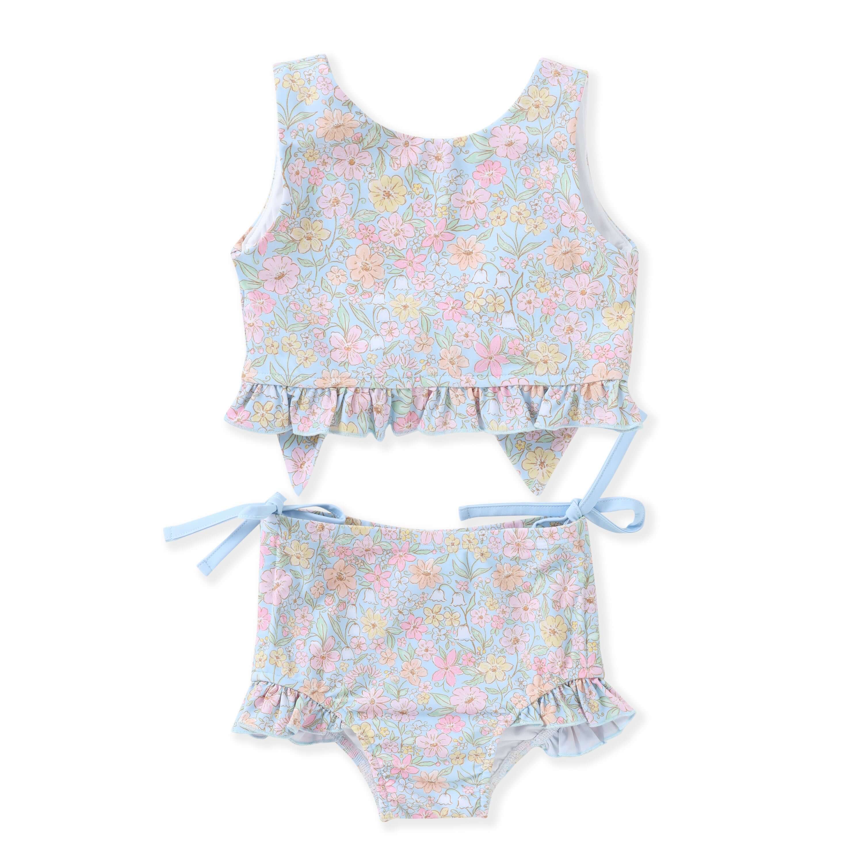 Floral Two Piece Swimsuit - Born Childrens Boutique