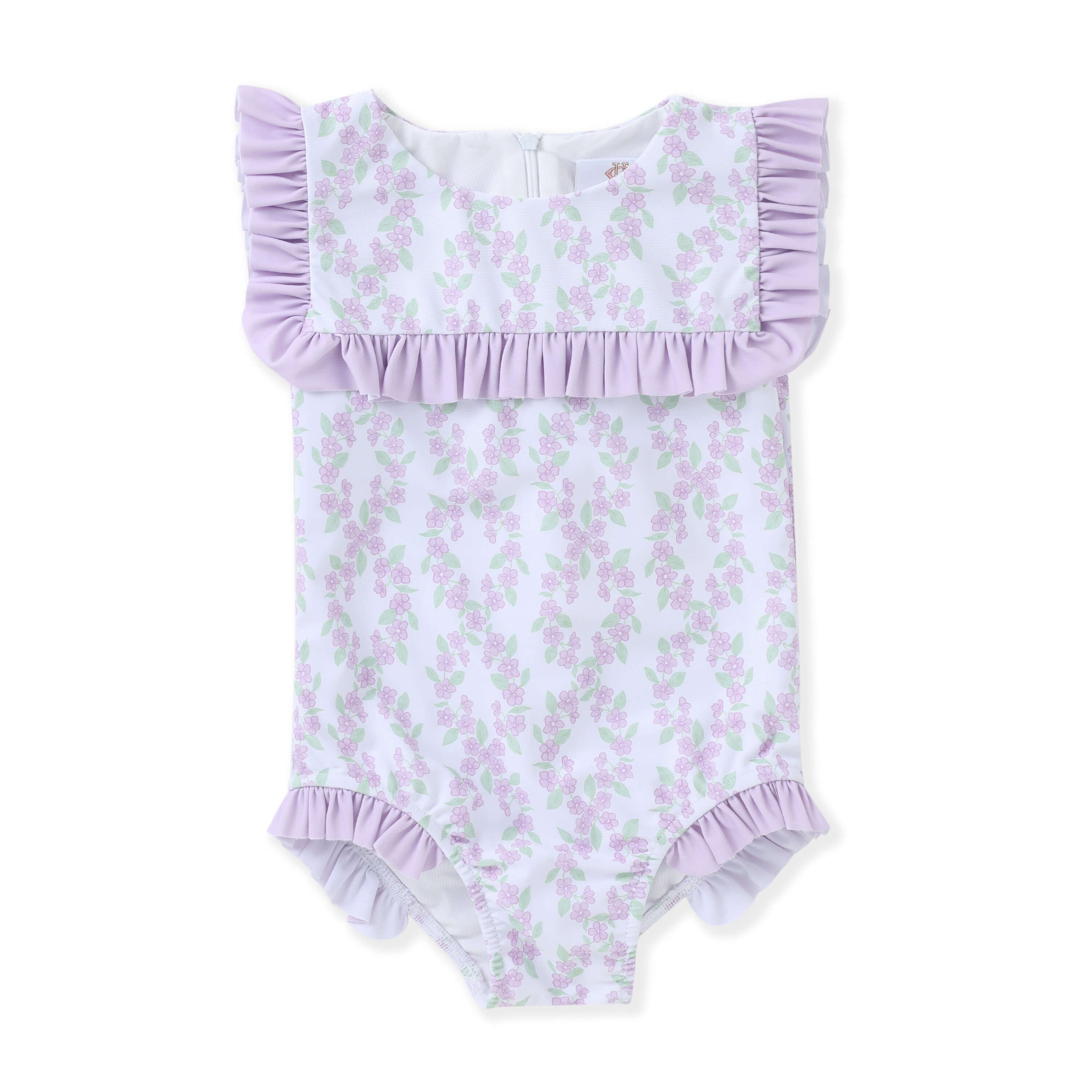 Lavender Garden One Piece Swimsuit - Born Childrens Boutique
