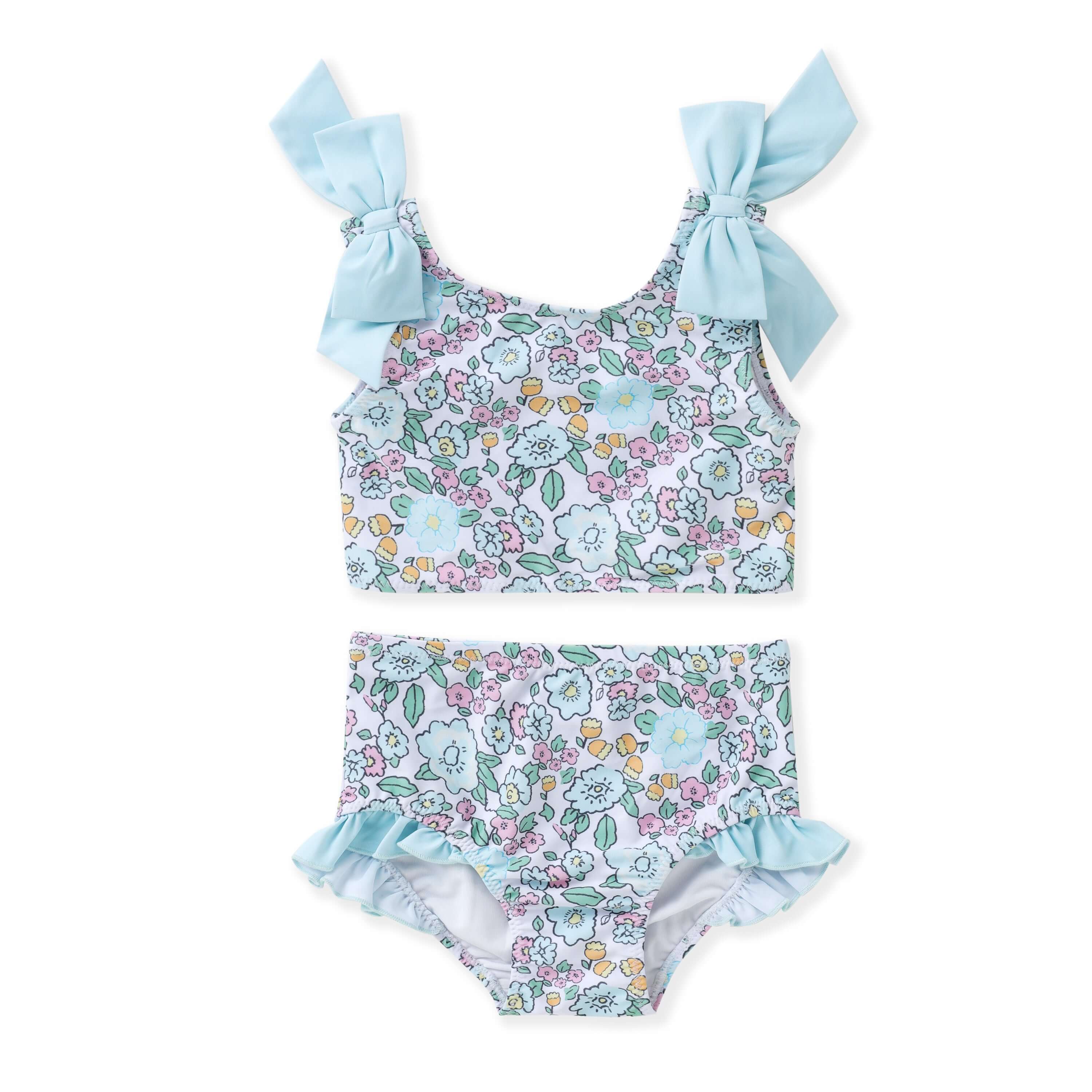 Aqua Bloom 2 Piece Swimsuit - Born Childrens Boutique