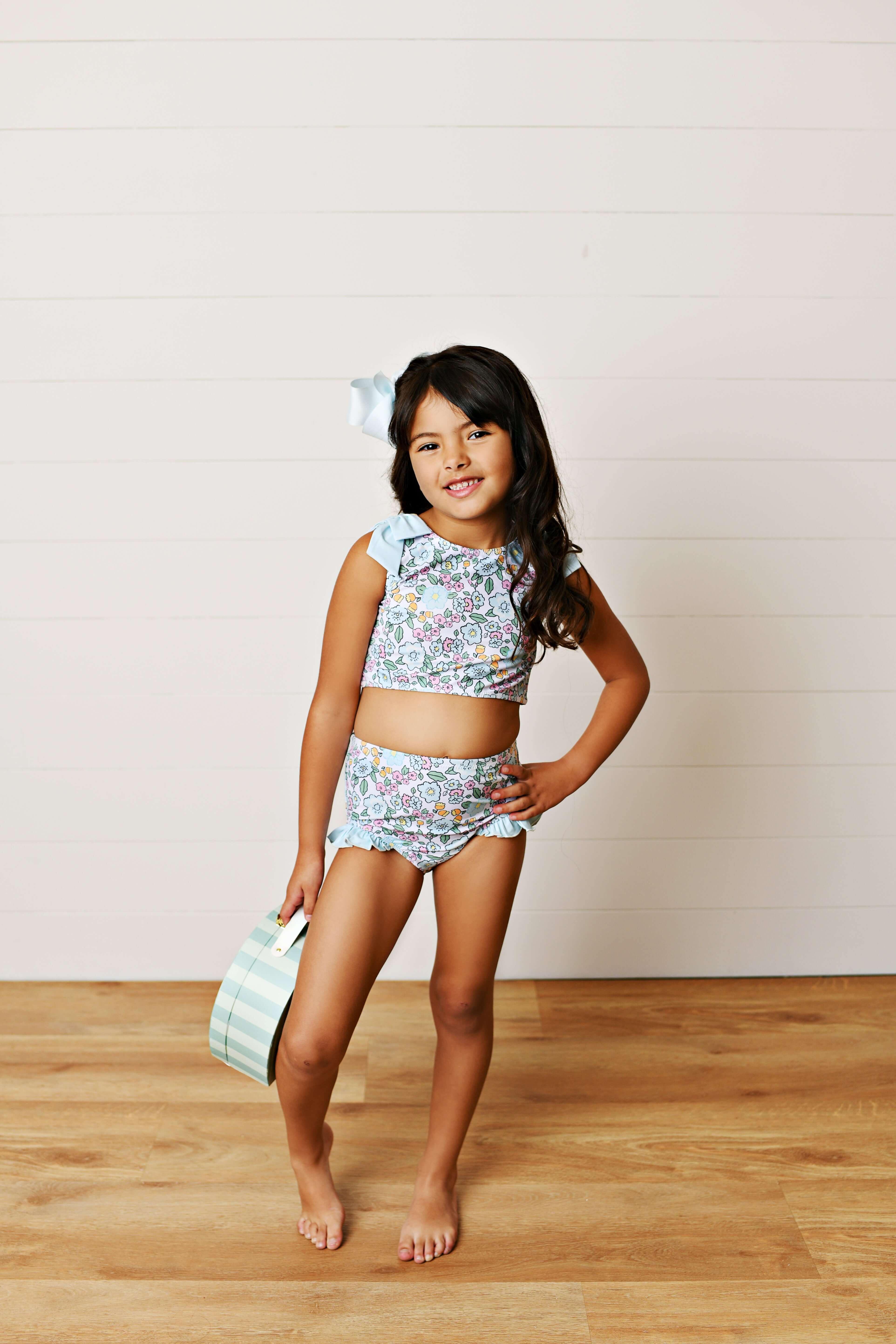 Aqua Bloom 2 Piece Swimsuit - Born Childrens Boutique