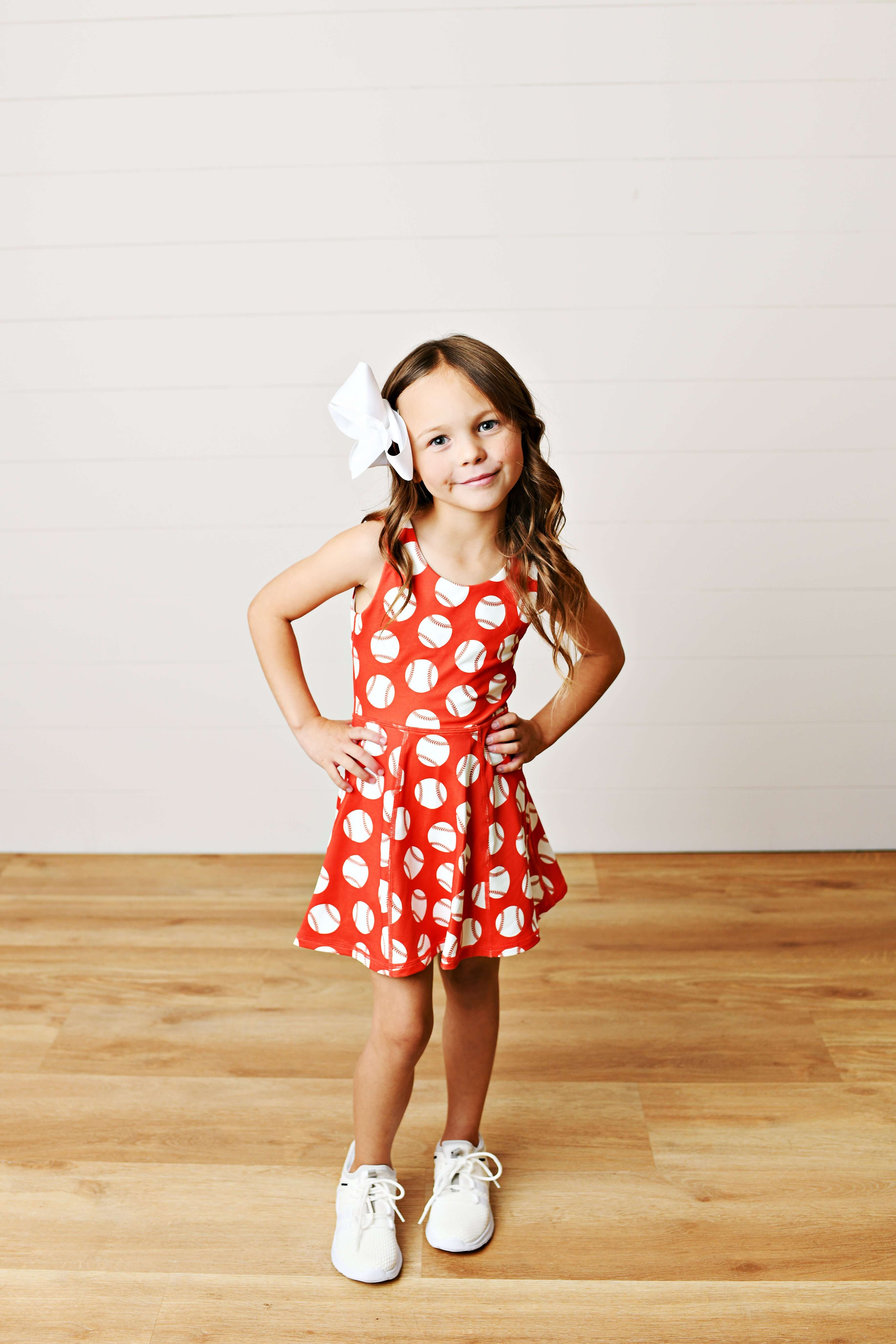Batter Up Dress - Born Childrens Boutique