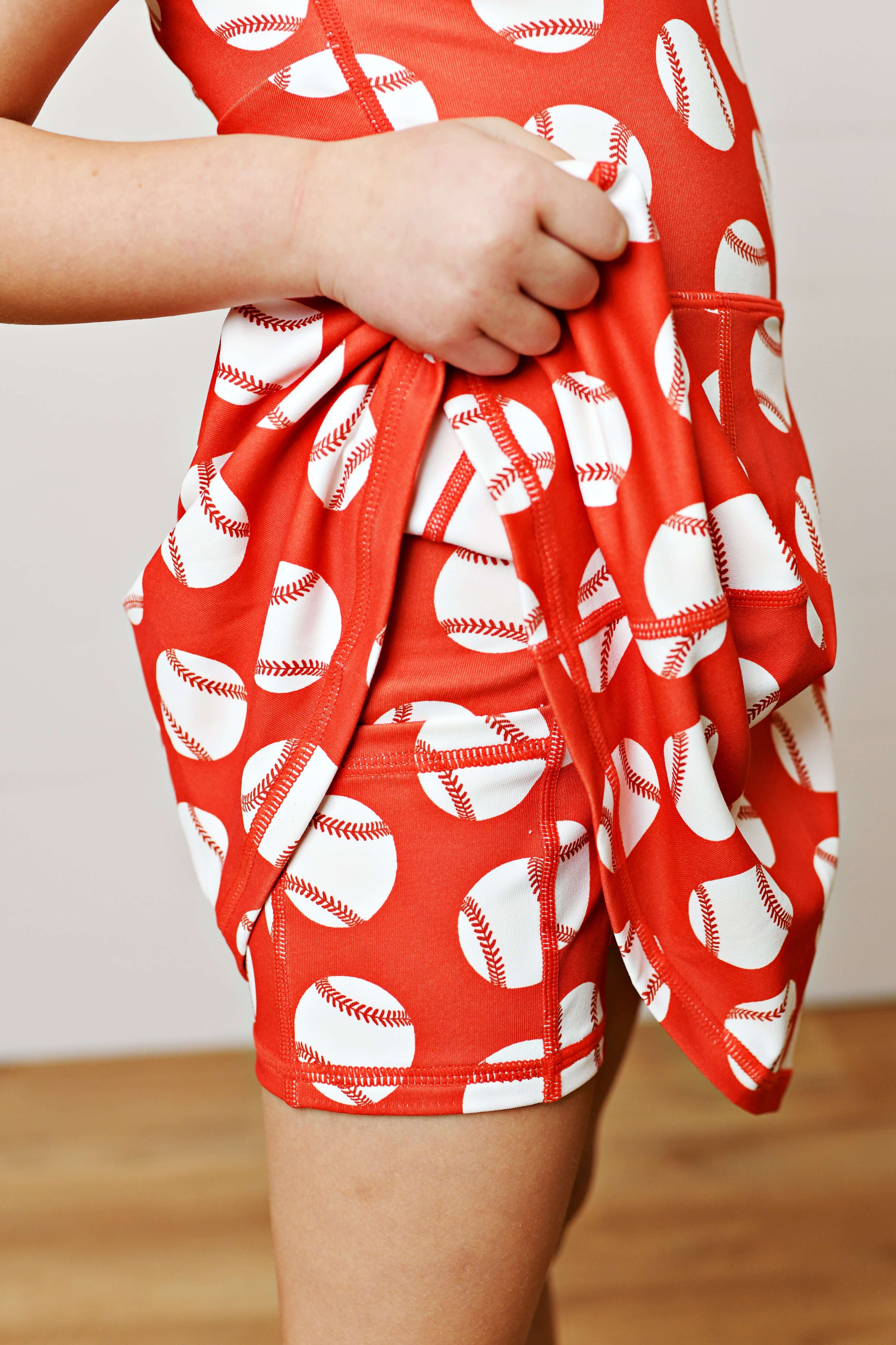 Batter Up Dress - Born Childrens Boutique