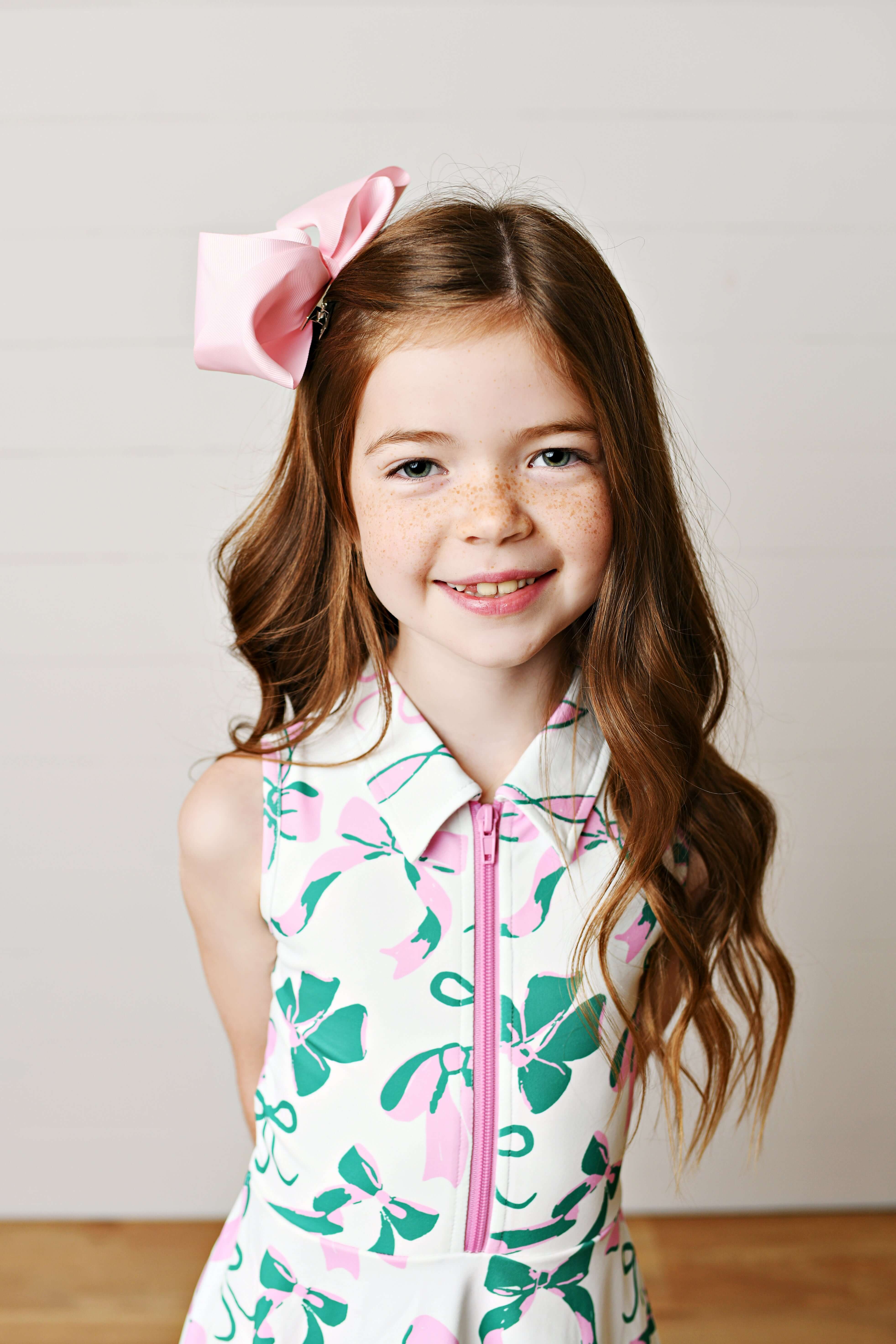 Country Club Bow Dress - Born Childrens Boutique