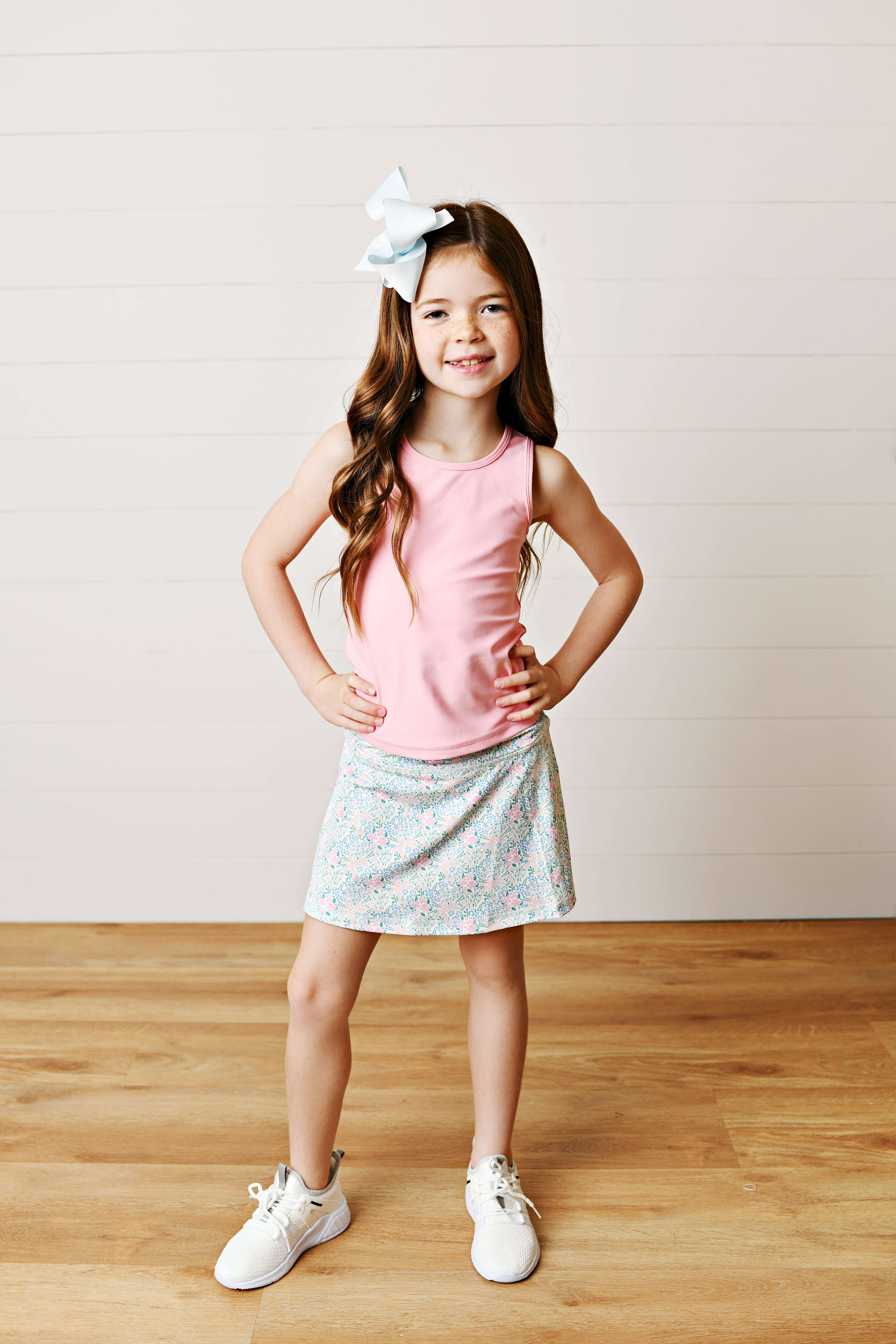 Ditsy Bloom Tennis Skirt - Born Childrens Boutique
