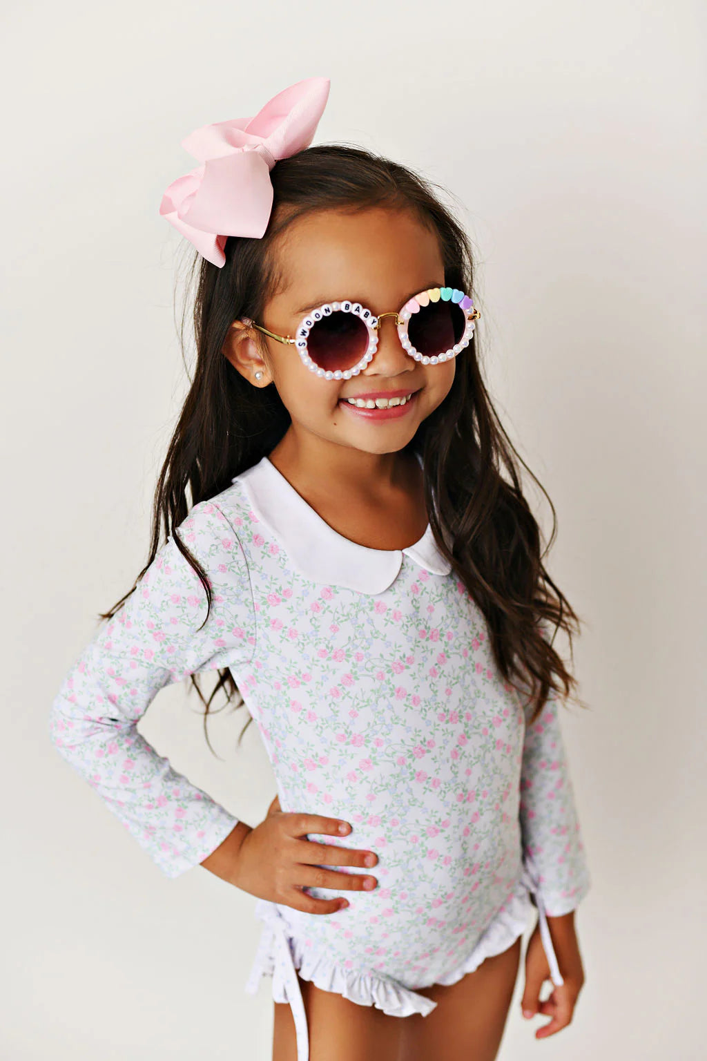 French Rose Rashguard Swimmy - Born Childrens Boutique