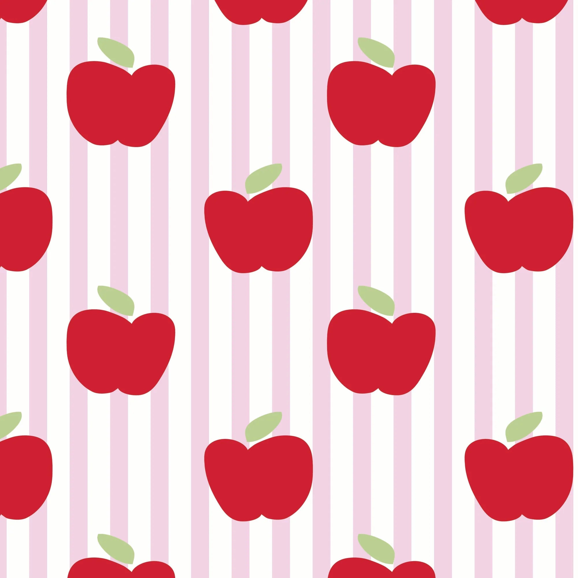 Alden Girl Pajamas Pant Set - Schoolhouse Apples Pink