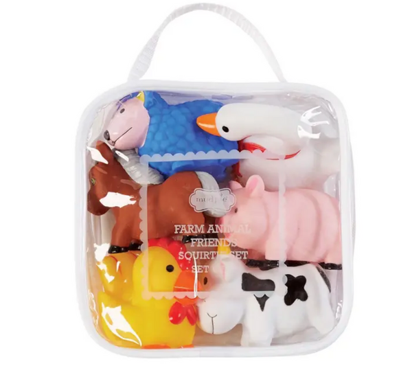Farm Animal Rubber Bath Toys - Born Childrens Boutique