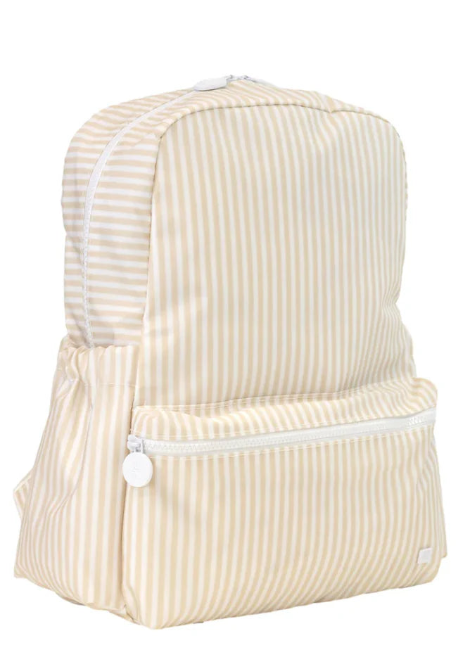 Backpacker Backpack Pimlico Stripe Sand - Born Childrens Boutique