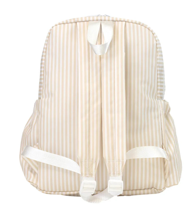 Backpacker Backpack Pimlico Stripe Sand - Born Childrens Boutique