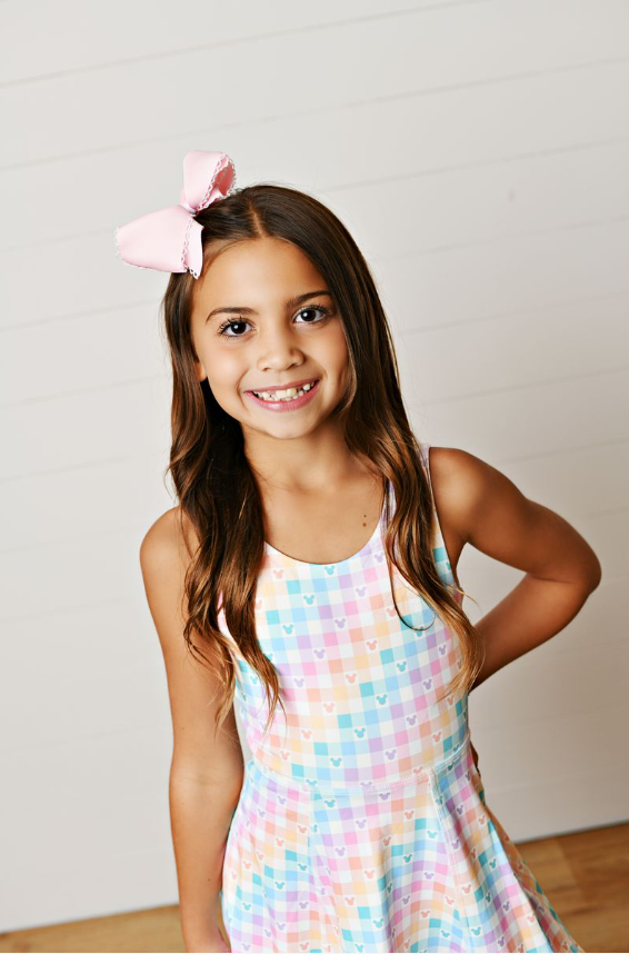 Gingham Mouse Dress - Born Childrens Boutique