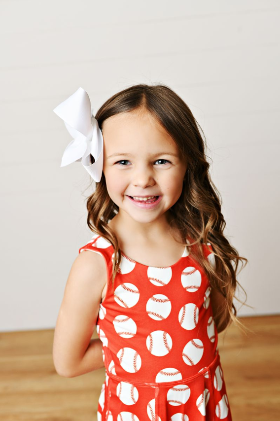 Batter Up Dress - Born Childrens Boutique