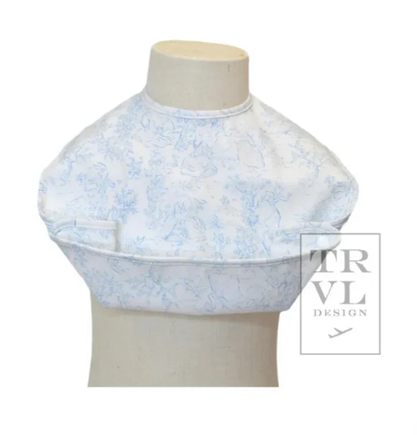 Best Bib - Bunny Toile Blue