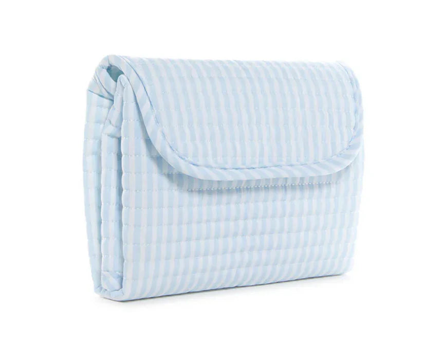 Quilted Changing Mat - Pimlico Stripe Blue