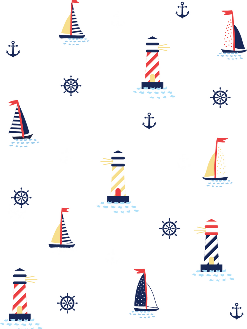 Lullaby Set Charlie Short Set - Nautical - Born Childrens Boutique