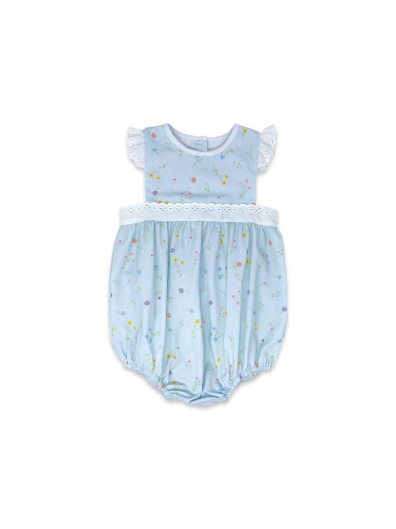 Lullaby Set Pinafore Bubble - Floral - Born Childrens Boutique