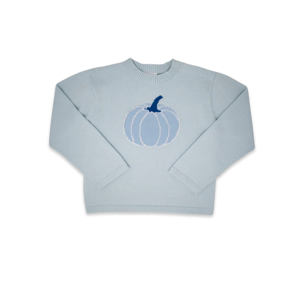 Cozy Up Sweater Blue Pumpkin - Born Childrens Boutique