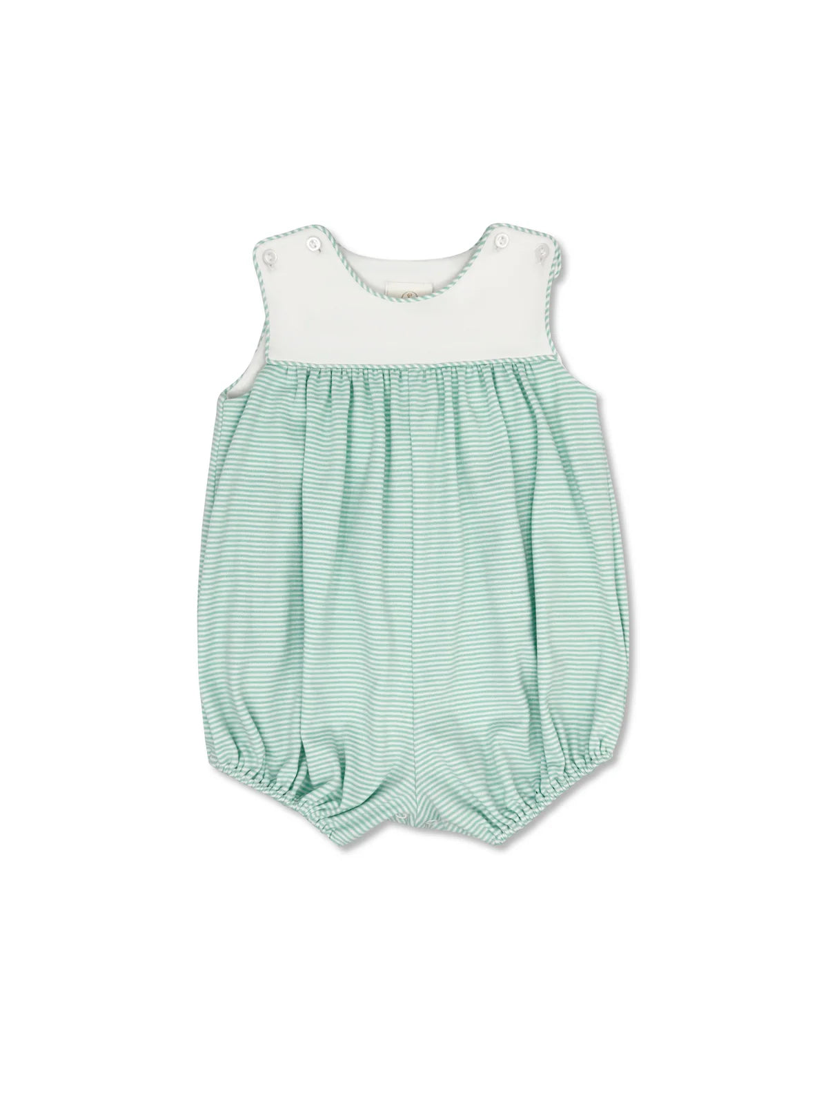 Charming Bubble, Memphis Aqua Stripe - Born Childrens Boutique