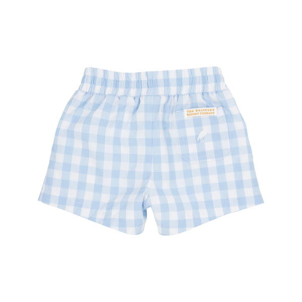 Sheffield Shorts Beale Street Blue Check With Worth Avenue White - Born Childrens Boutique