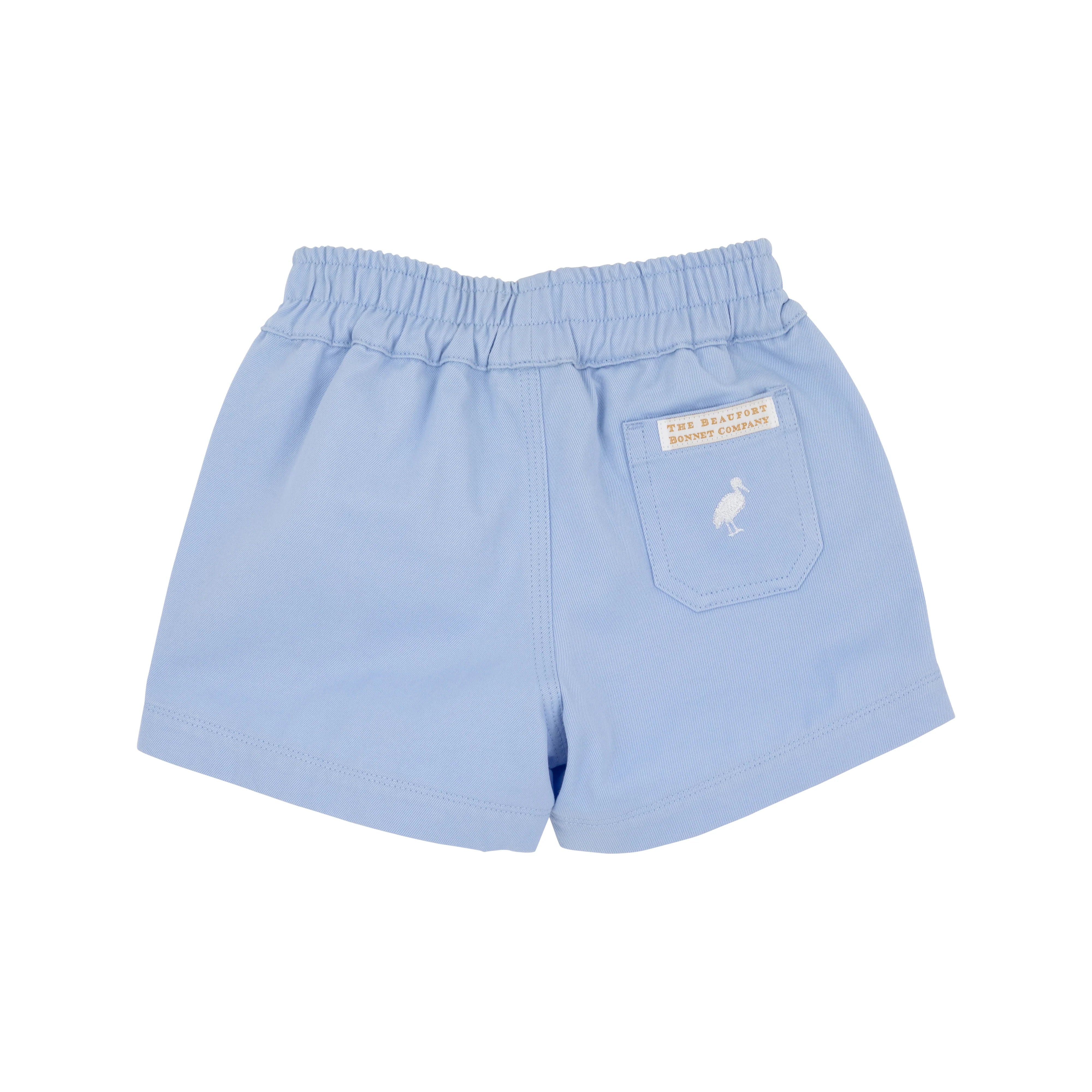 Sheffield Shorts Beale Street Blue with Worth Avenue White Stork - Born Childrens Boutique