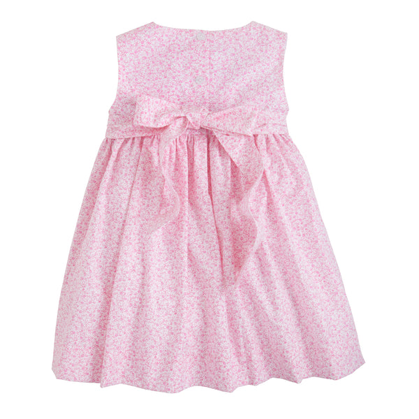 Simply Smocked Dress - Pink Vinings - Born Childrens Boutique