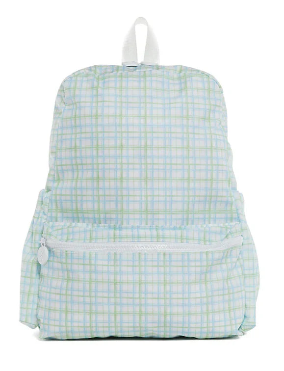 Backpacker Backpack Classic Plaid Green - Born Childrens Boutique