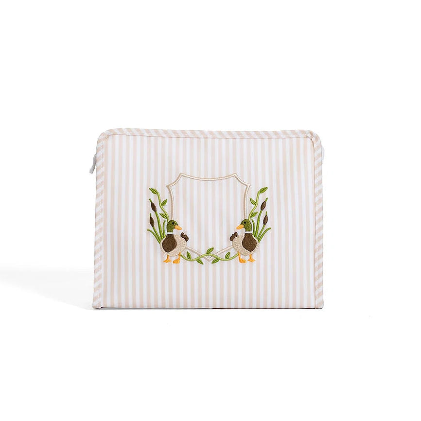 Roadie Large Zip Pouch - Pimlico Duck Sand