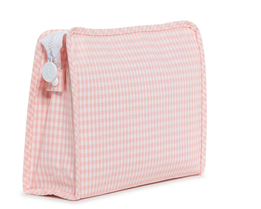Roadie Med Zip Pouch - Taffy Gingham