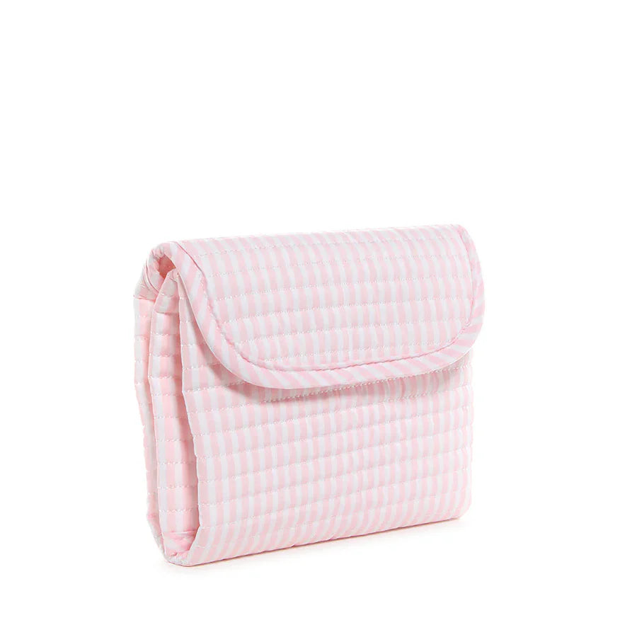 Quilted Changing Mat - Pimlico Stripe Pink